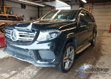 2018 Mercedes-Benz Gls 550 4Matic z USA, uszkodzony, nr VIN 4JGDF7DE3JB002972